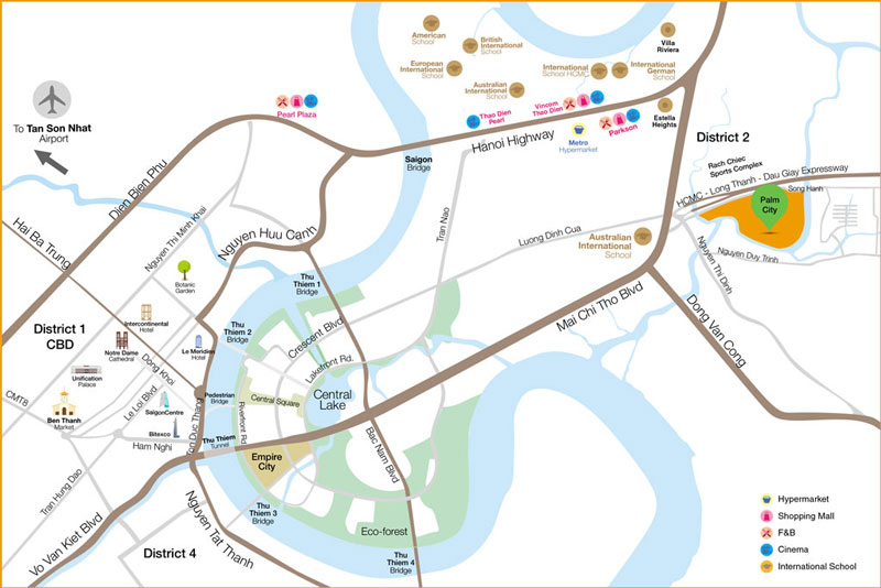 vi tri can ho palm garden quan 2