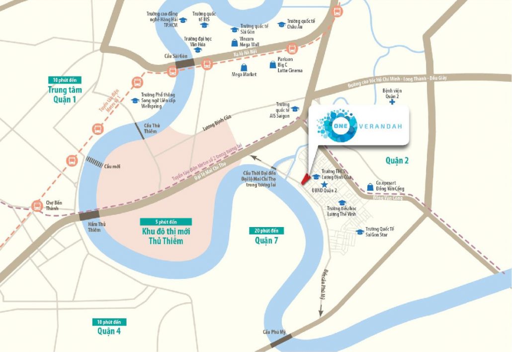 vi tri du an one verandah quan 2