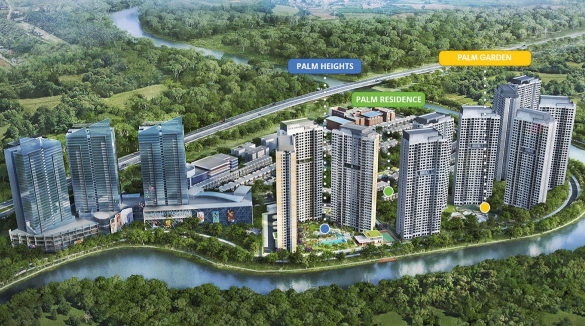 phoi canh khu do thi palm city