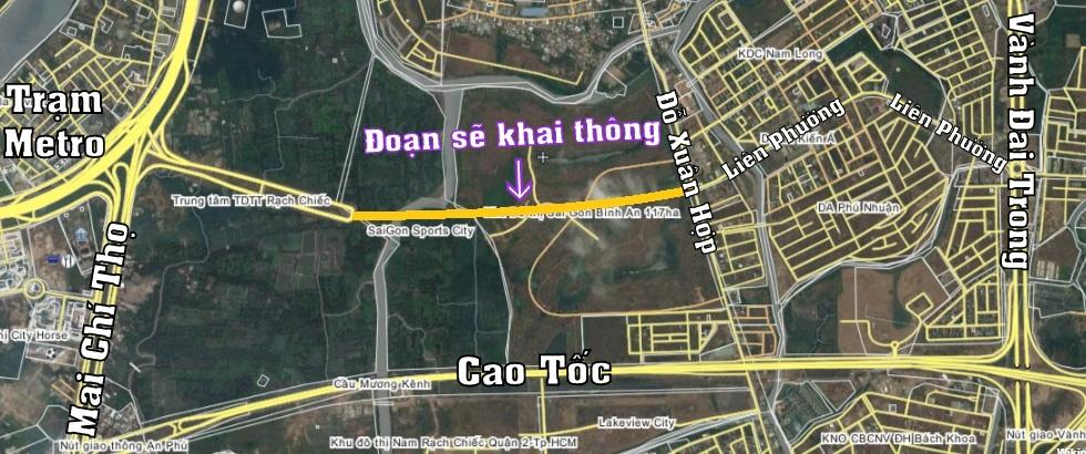 duong lien phuong sap duoc trien khai gan hausalto