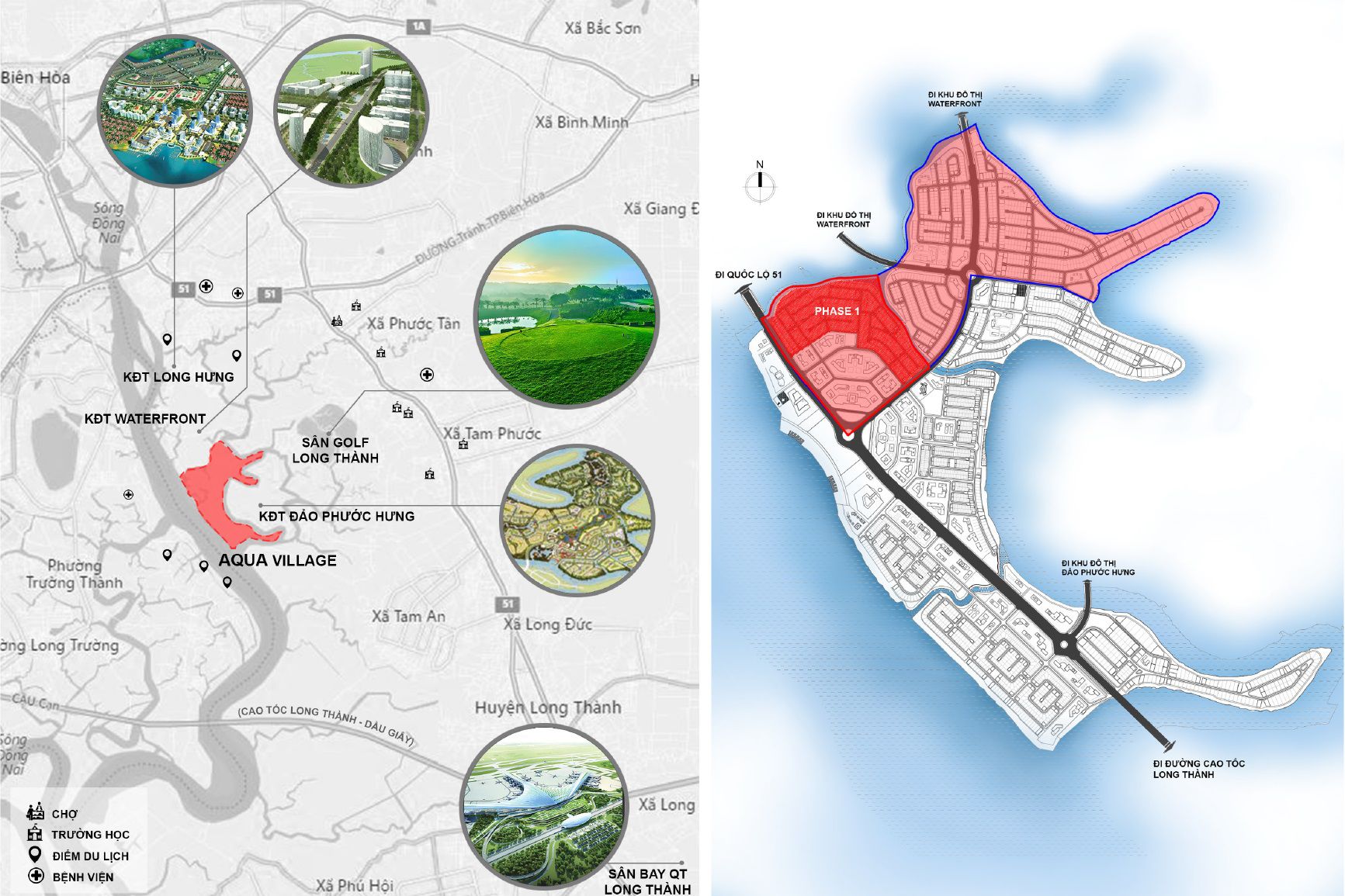 vi tri toa lac aqua city dong nai