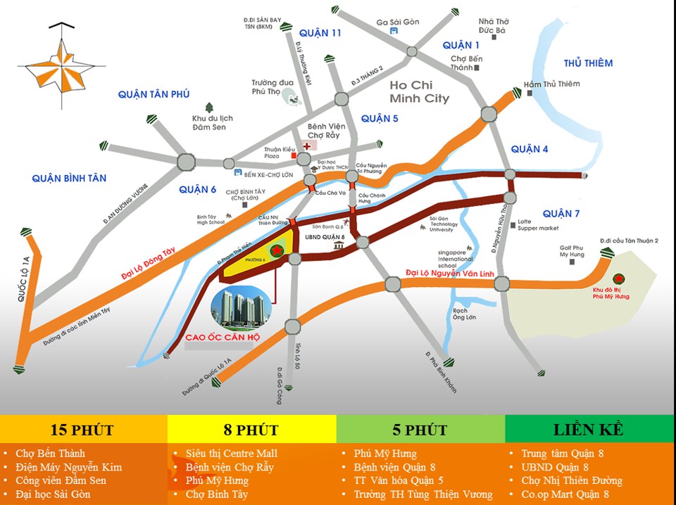 ket noi giao thong tai can ho quan 8
