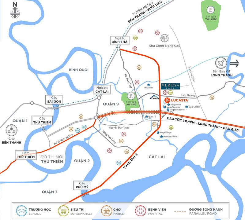 vi tri khu biet thu verosa park