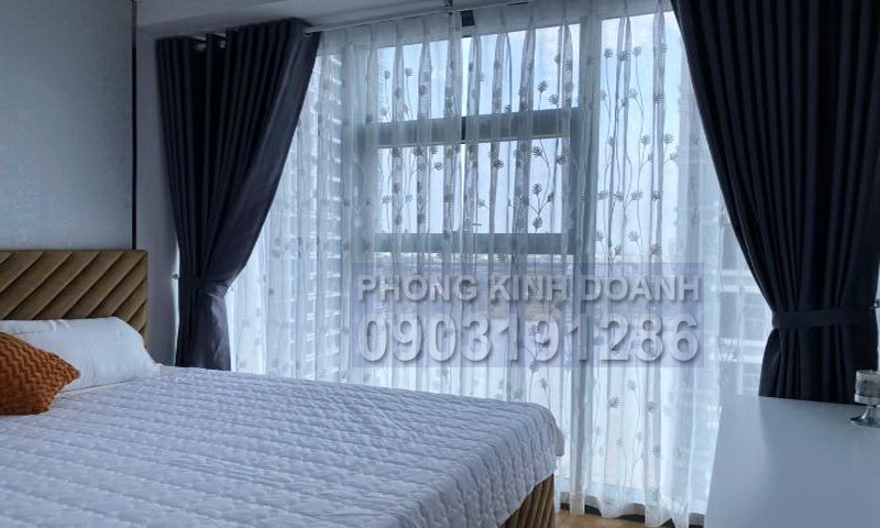 Căn hộ Sunwah Pearl cho thuê lầu 20 B1 nội thất xịn 1 phòng ngủ view sông