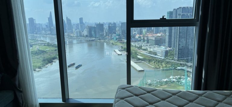 Sunwah Pearl Bình Thạnh cho thuê lầu cao, nội thất cao cấp 3 phòng ngủ view sông Sài Gòn